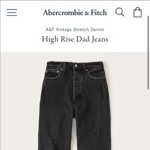 Abercrombie High Rise Dad Jeans